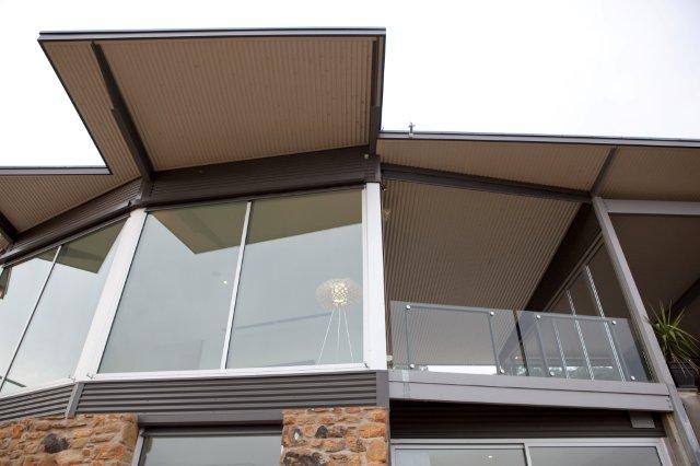 Unique Farm House glass window viewed from the outside