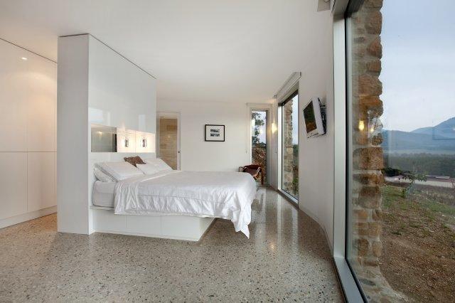 Unique Farm House glass window installed on the bedroom