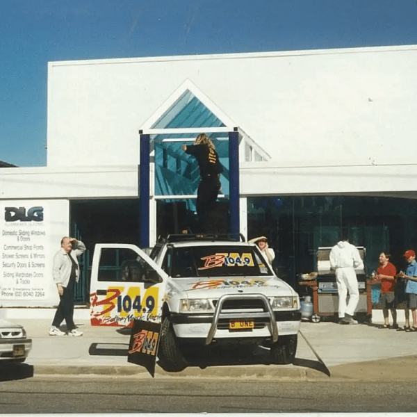 DLG Aluminium & Glazing’s first office in 1995.