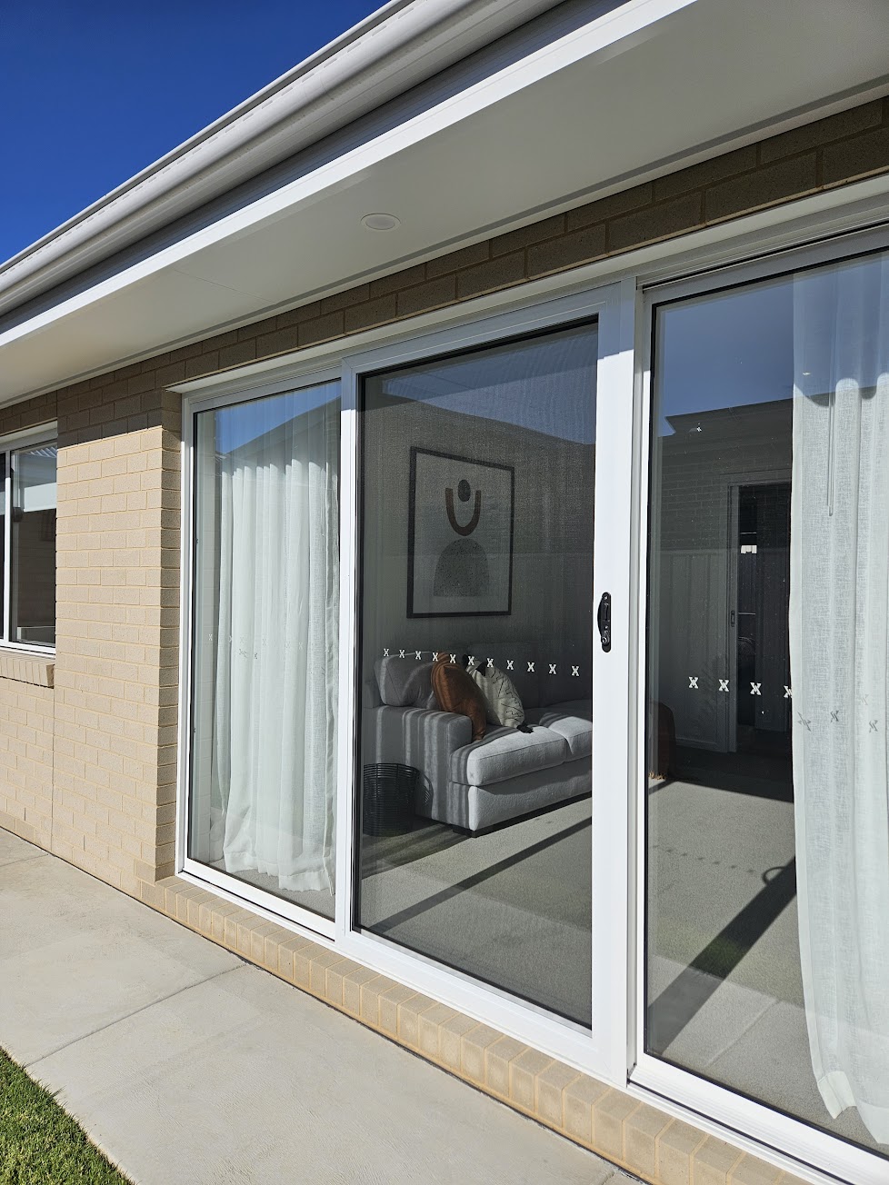 Residential Sliding Door installed